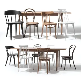 Thonet ikea chairs
